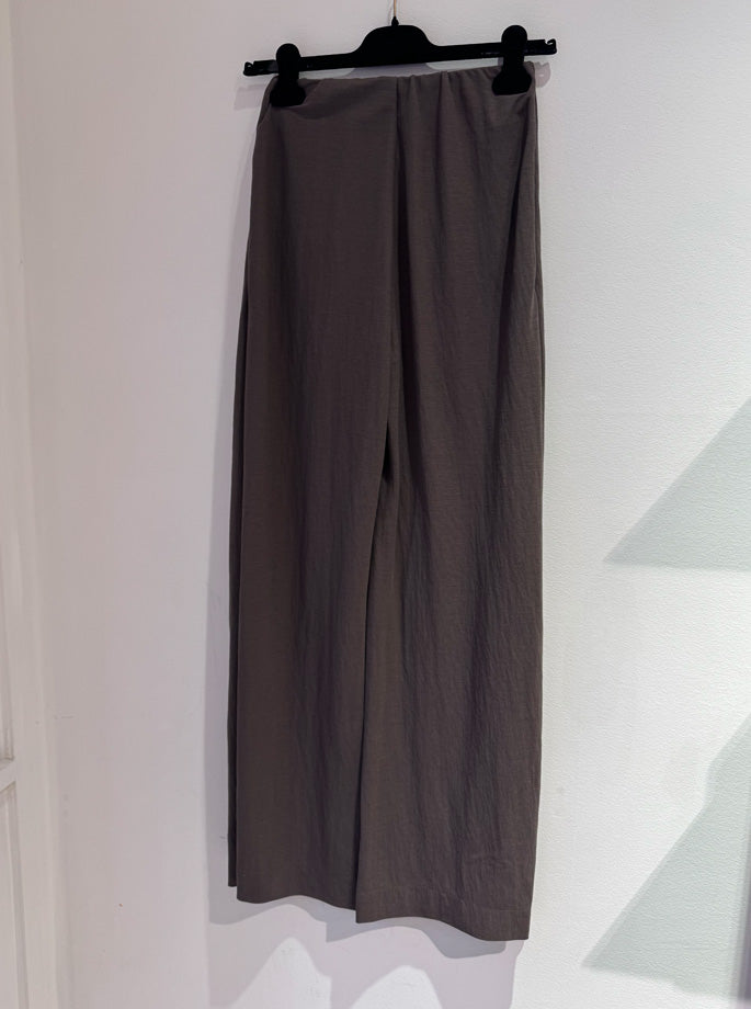 Harris Wharf - Flared Bukser Ebony Grey