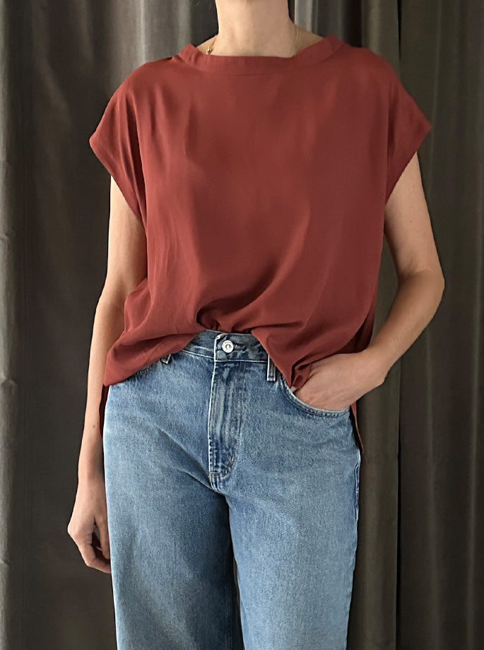 Momoni - Curacao Blouse Mattone