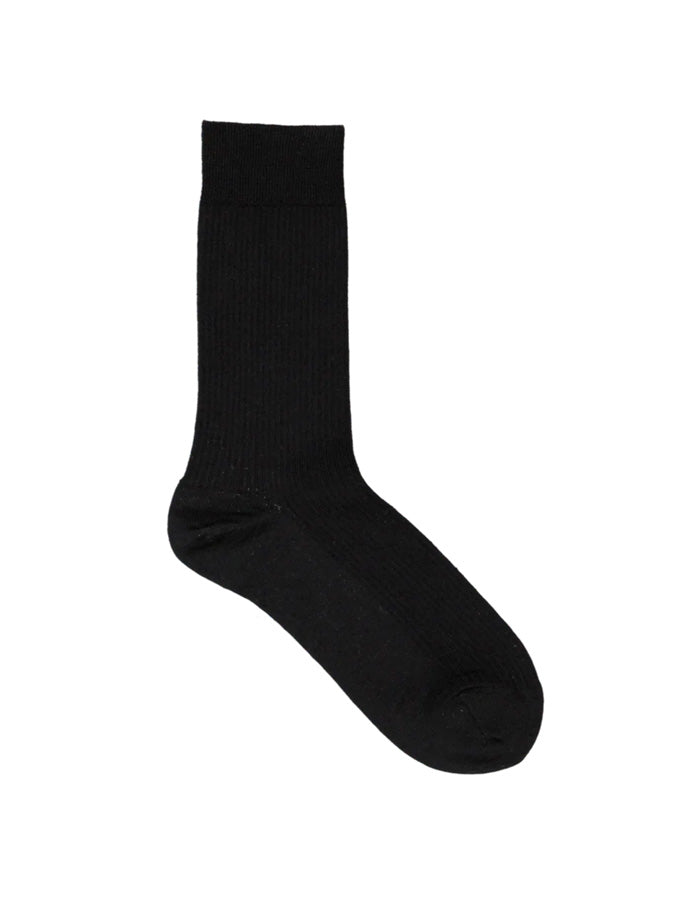 Mrs. Hosiery - Merino Socks Black