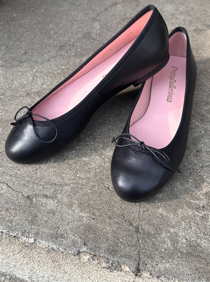 Pretty Ballerinas - Cotton Sandals, Black