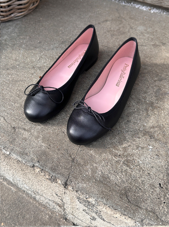 Pretty Ballerinas - Cotton Sandals, Black