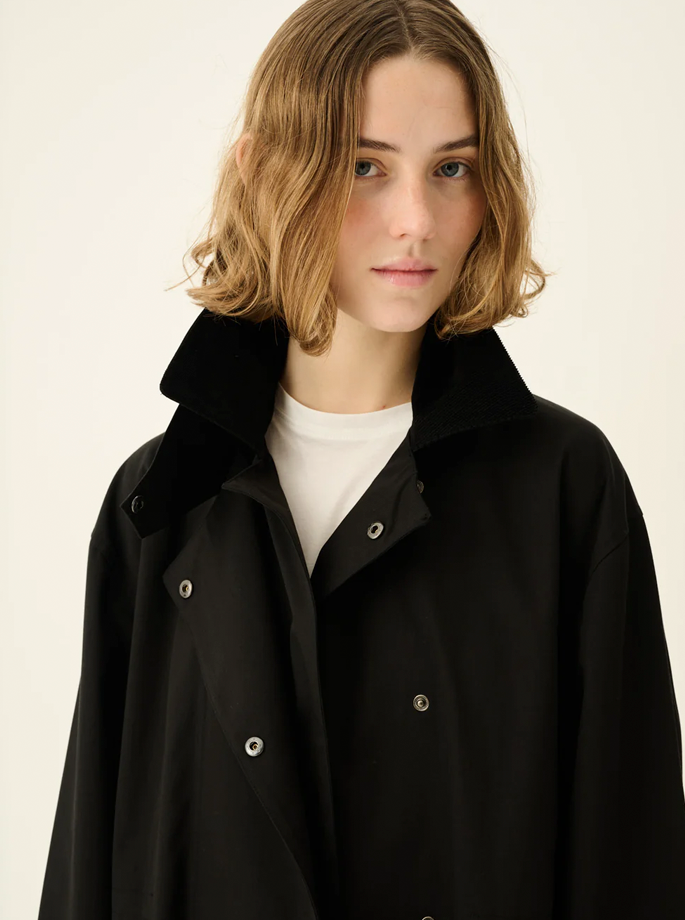 Rue De Tokyo - Cimana Heavy Trench Black