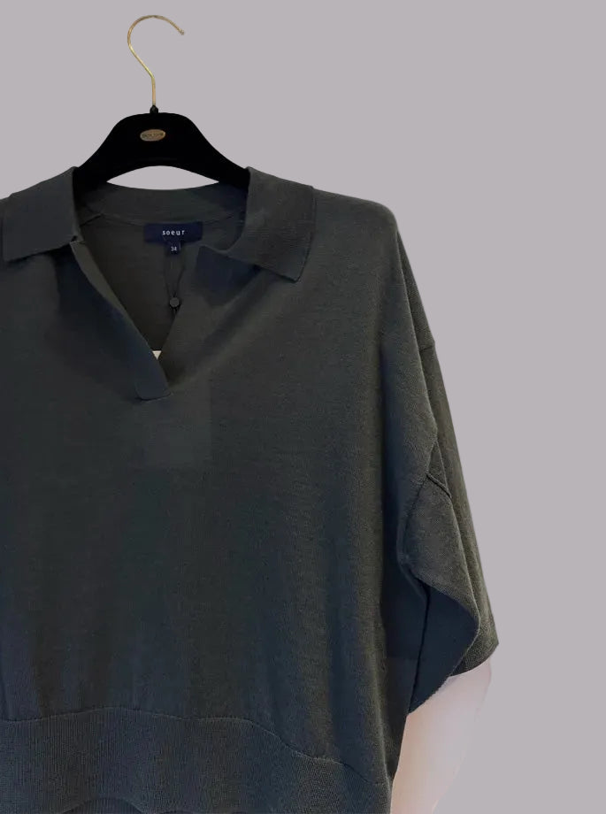 Soeur - Elton Pullover grey/green