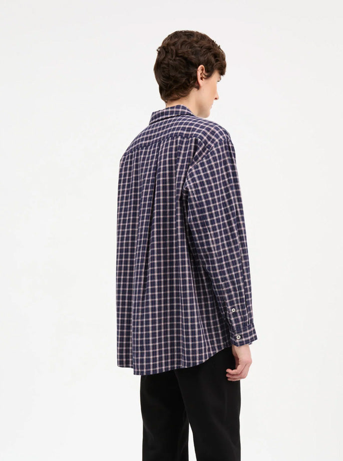 Skall Studio - Edgar Shirt Brown/Ecru Striped