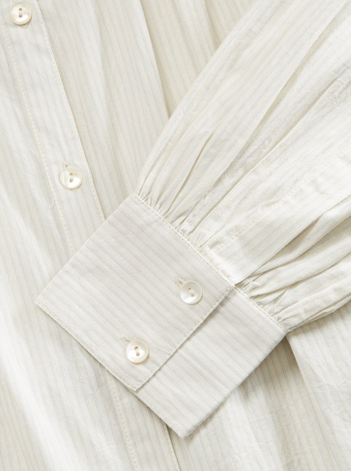 Skall Studio - Louise Shirt Light Blue/White Striped