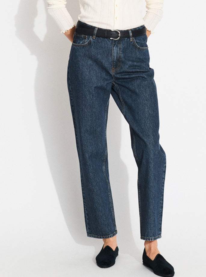 Skall Studio - Allison Cropped Jeans blå
