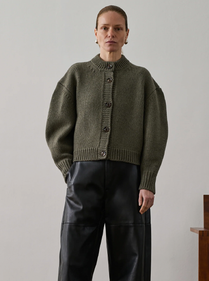 Soeur - Leonard Cardigan grey/green