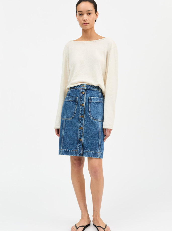 Shell - Margaux Skirt Slouchy Blue