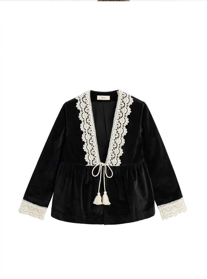 Skall Studio - Hilma Bluse sort