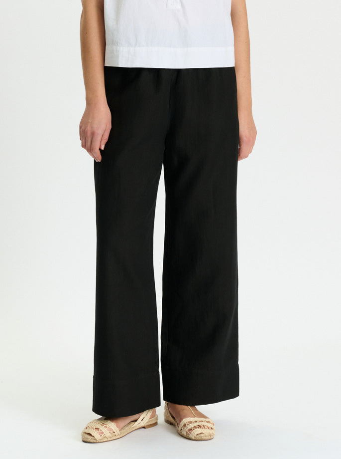 Skall Studio - Jasmine Pants sort velour