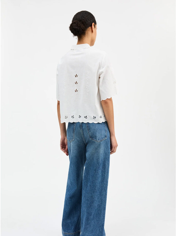 Skall Studio - Fleurie shirt Optic White