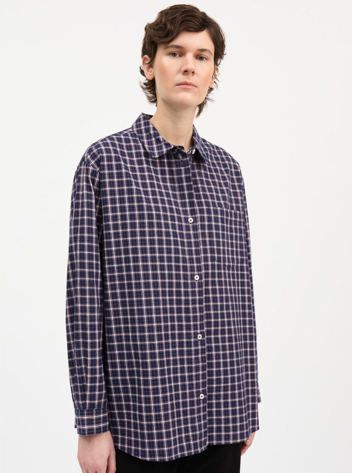 Skall Studio - Edgar Shirt Brown/Ecru Striped