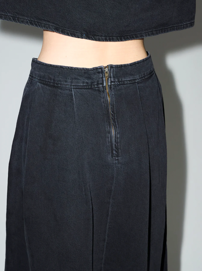 Tomorrow Denim -Ellen skirt in wash black
