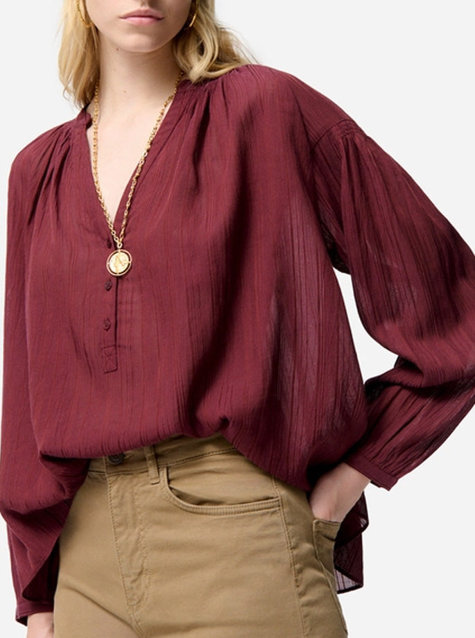 Vanessa Bruno - Nipoa Blouse Bordeaux