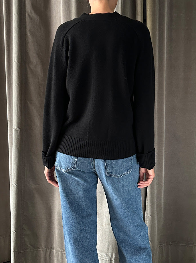 Wuth - Grandpa Cardigan Black