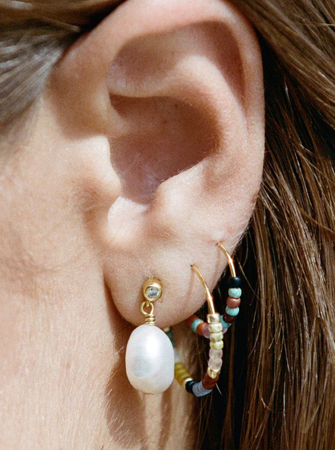 Anni Lu - Maya Beach Hoop Gold - 18 karat forgyldt sølv - ES Webshop