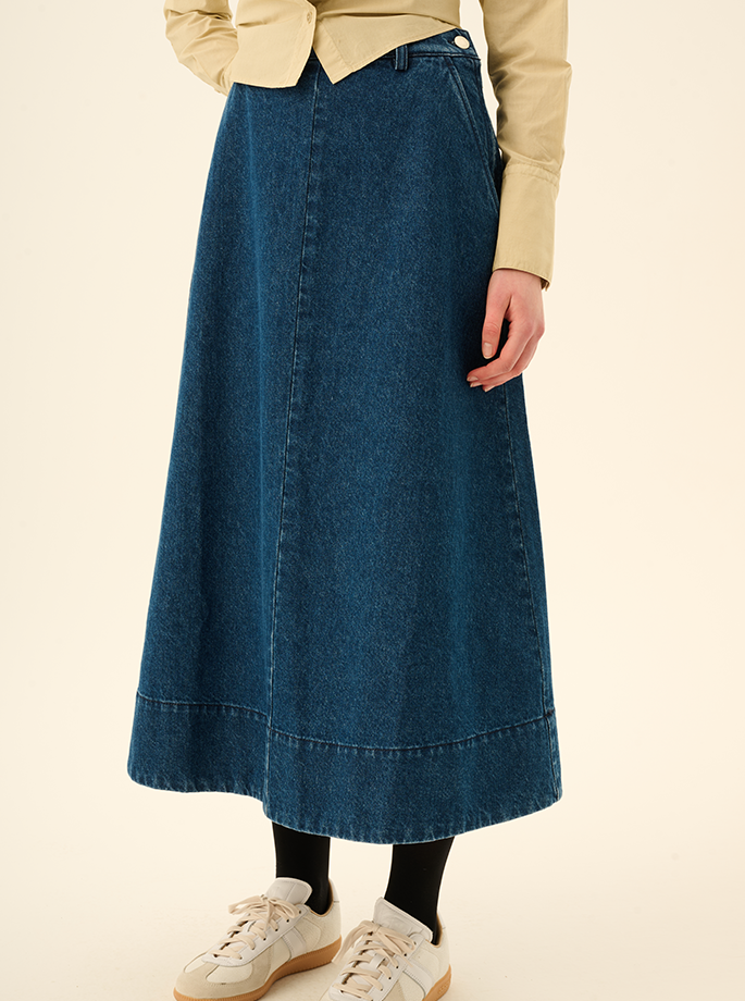 Rue de Tokyo - Pryma Denim Nederdel maliblue