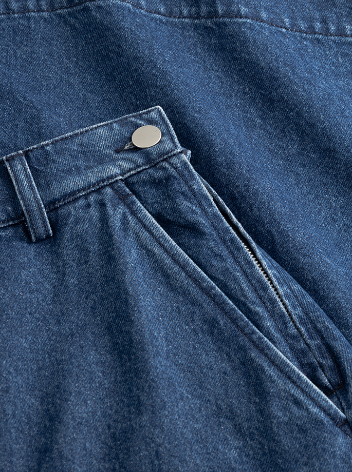 Rue de Tokyo - Pryma Denim Nederdel maliblue
