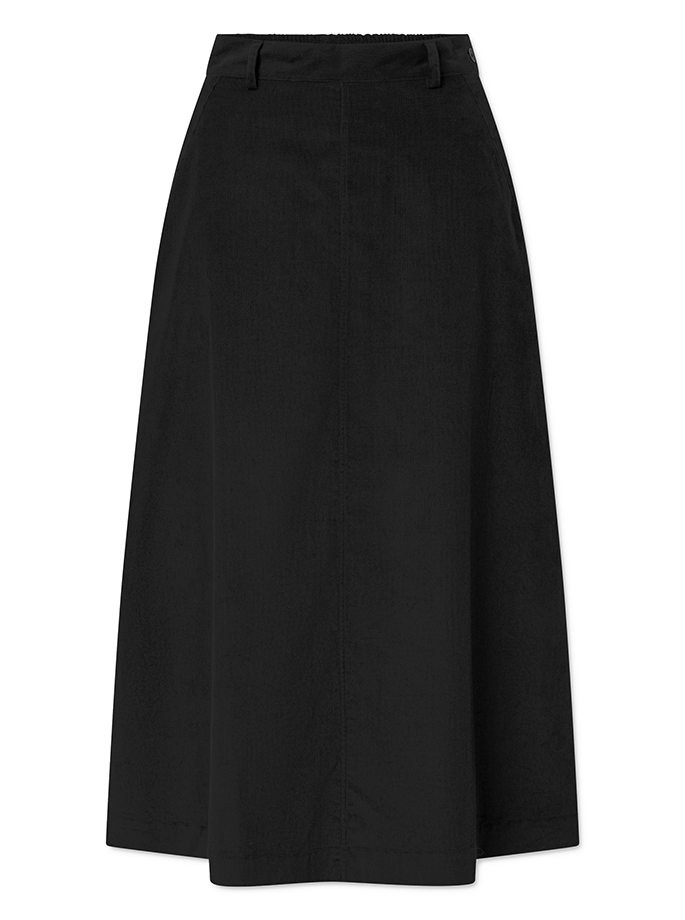 Rue de Tokyo - Prym Structured Corduroy Nederdel sort