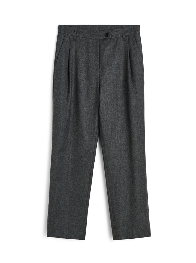 Aiayu - Balder Pants Fine Wool Dark Grey