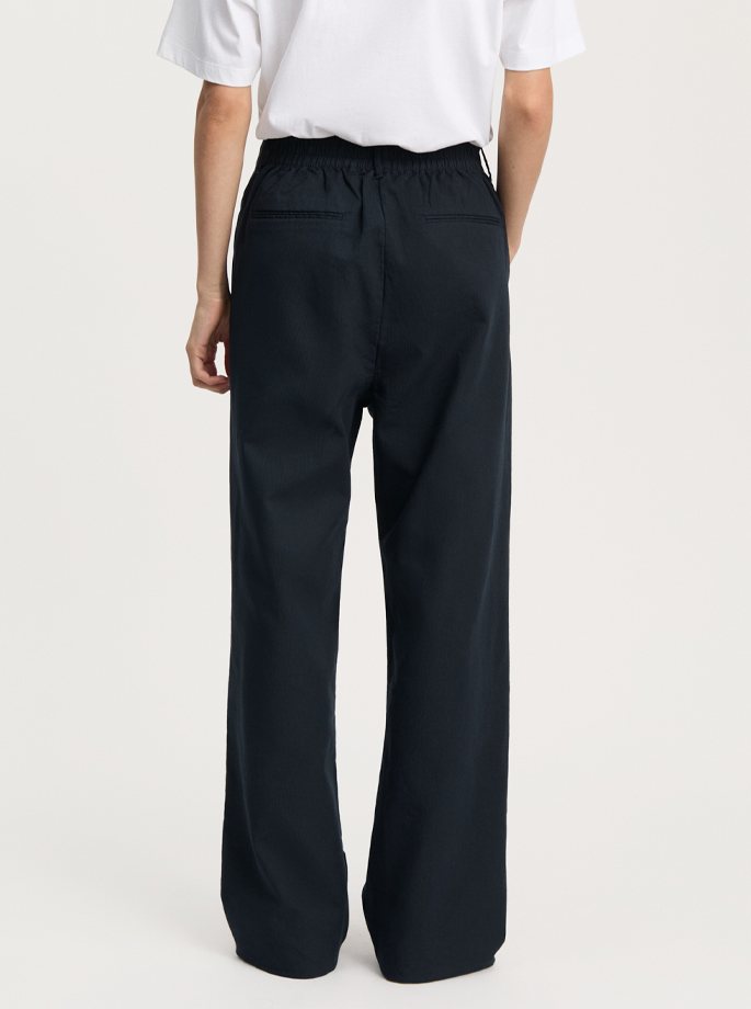 Aiayu - Billy Zip Pants Black Navy