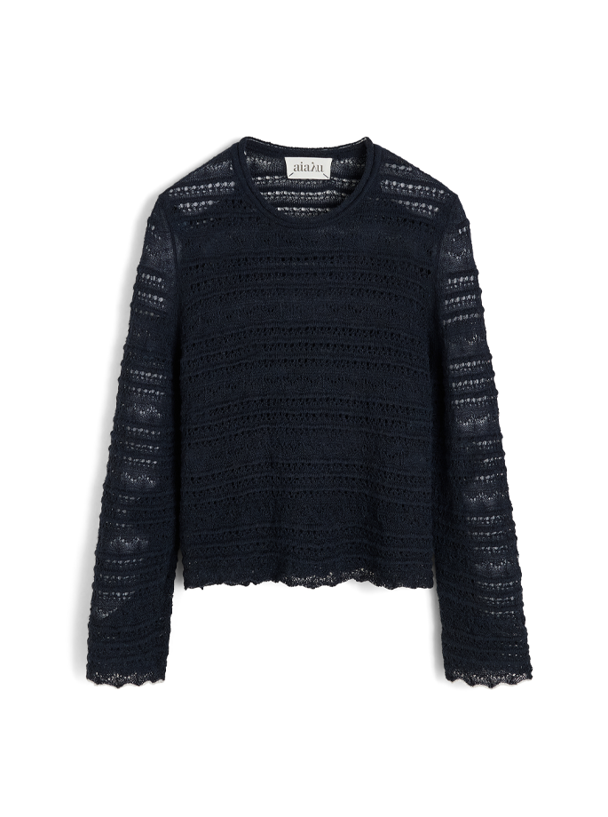 Aiayu - Ramon Sweater Black Blue