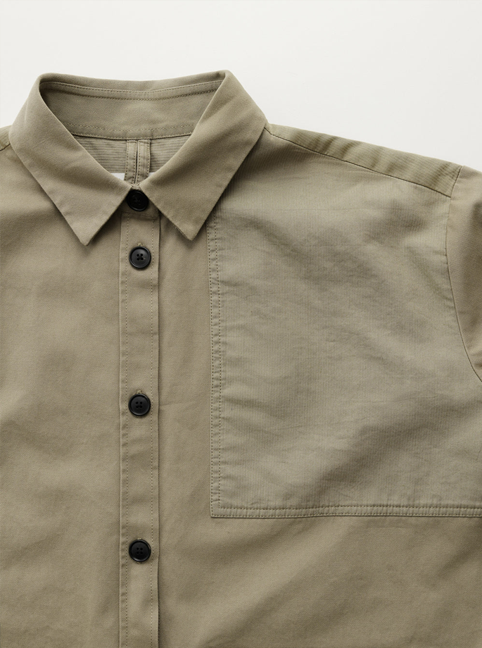 Aiayu - Dusty Shirt Light Vintage Army 