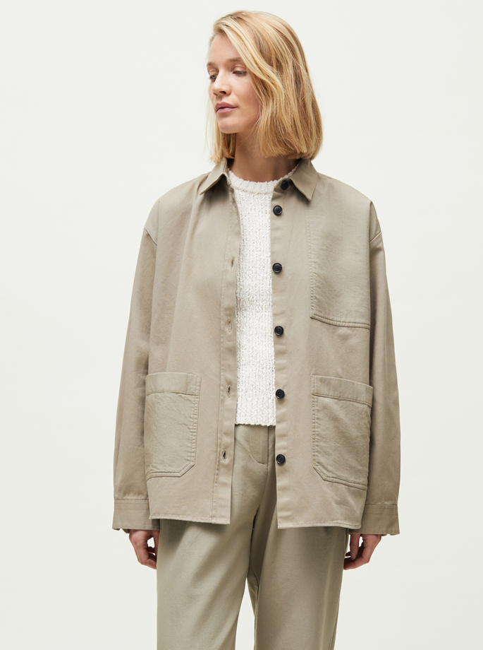 Aiayu - Dusty Shirt Light Vintage Army 