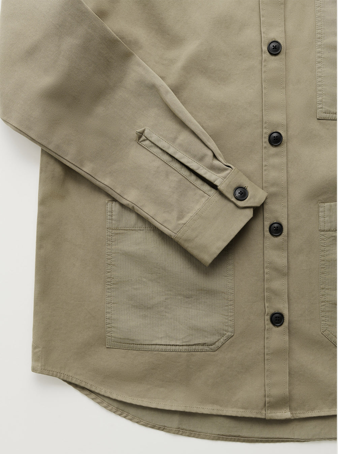 Aiayu - Dusty Shirt Light Vintage Army 