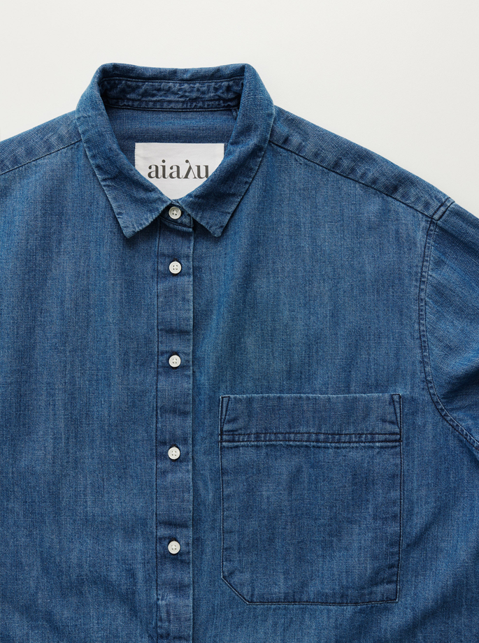 Aiayu - Lynette Shirt Denim Iceberg 