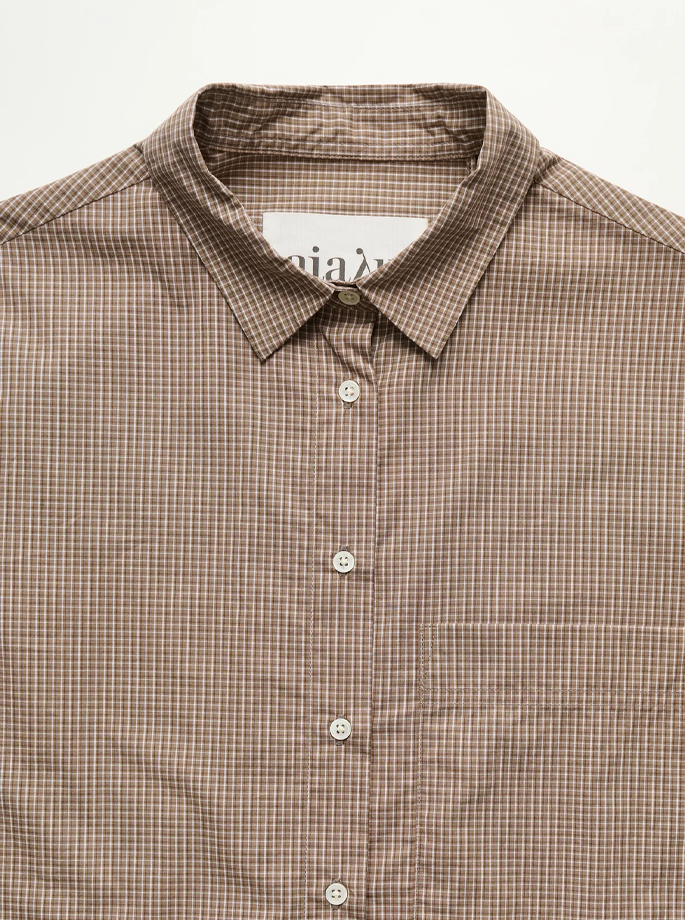 Aiayu - Lynette Shirt Check Mix Fossil