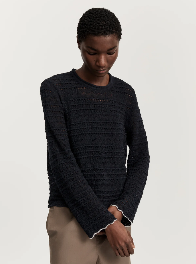 Aiayu - Ramon Sweater Black Blue