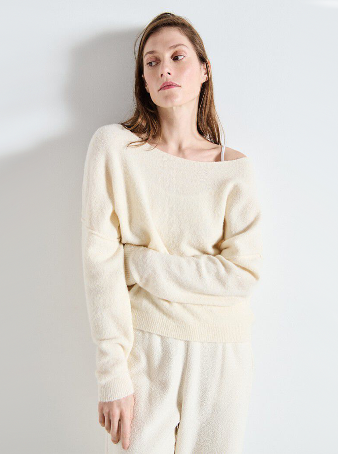 American Vintage - Damsville Blouse Pannacotta Melange 