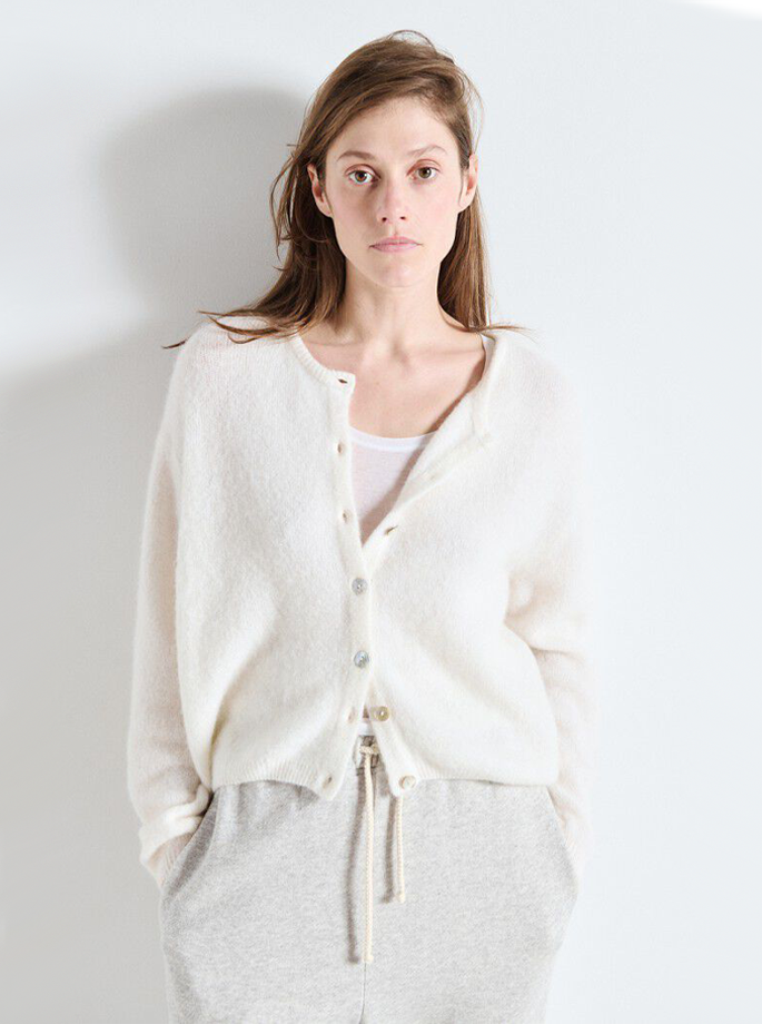 American Vintage - Vitow Cardigan White 