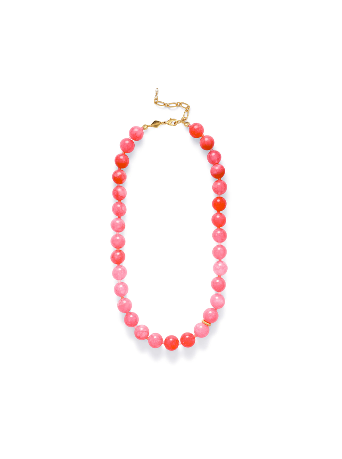 Anni Lu - Ball Necklace Bubblegum