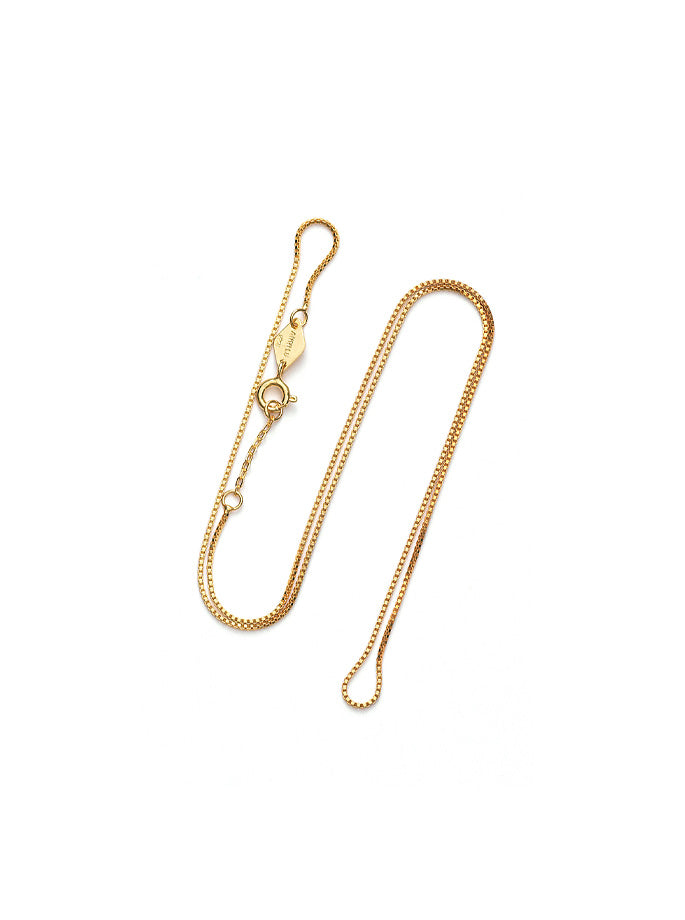 Anni Lu - Box Chain Necklace - 57 cm - Gold