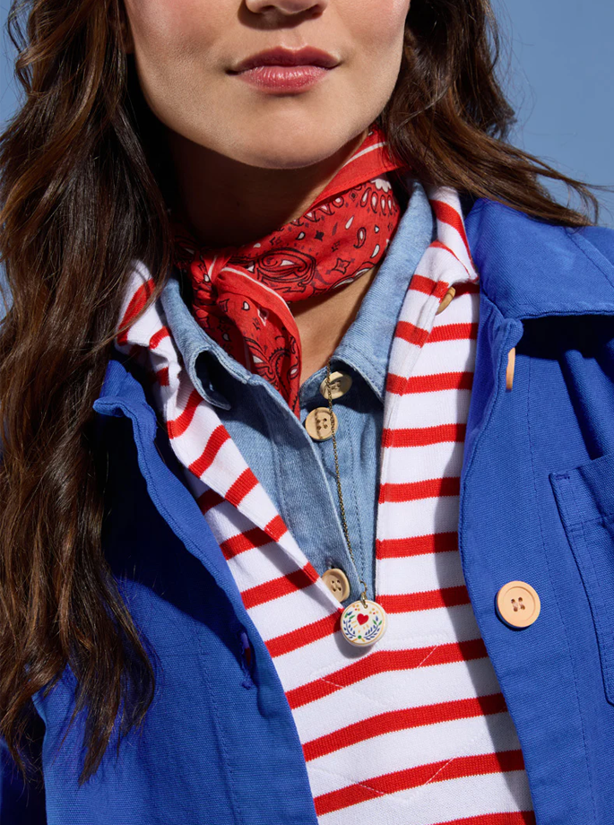 Armor Lux - Fisherman Jacket Mazarine Mid Blue 