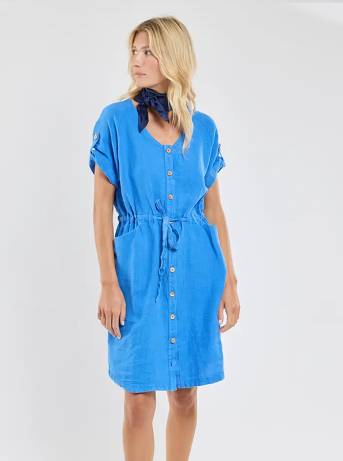 Armor Lux - Belted Dress Blue Sapphire