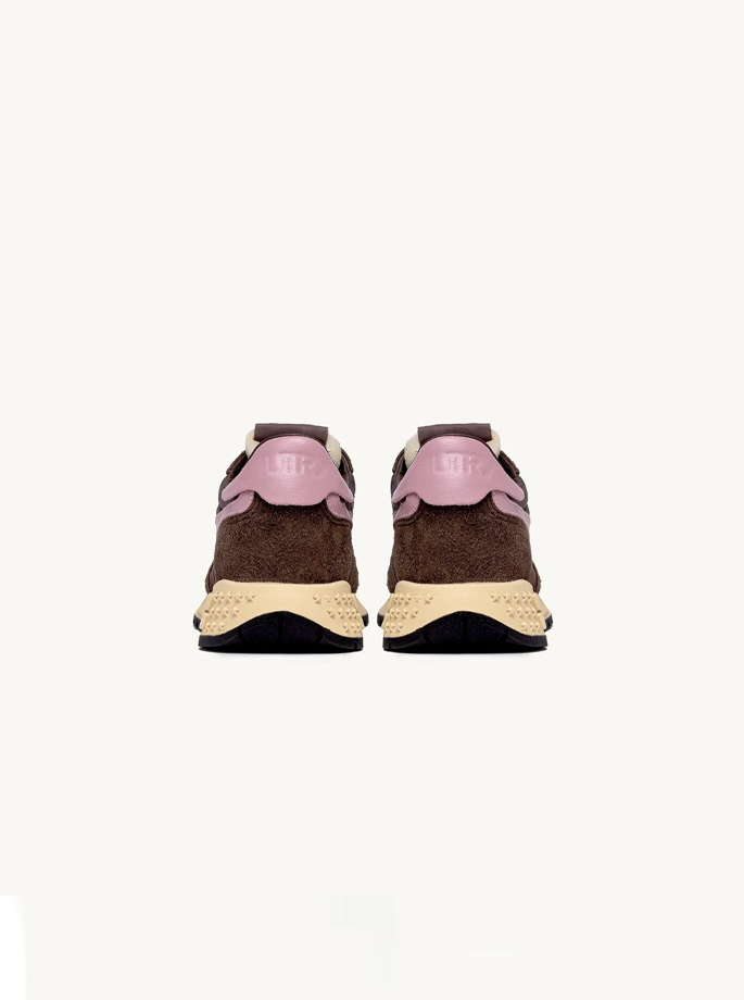 Autry - UT12 Reelwind Low Sneaker brun og rosa
