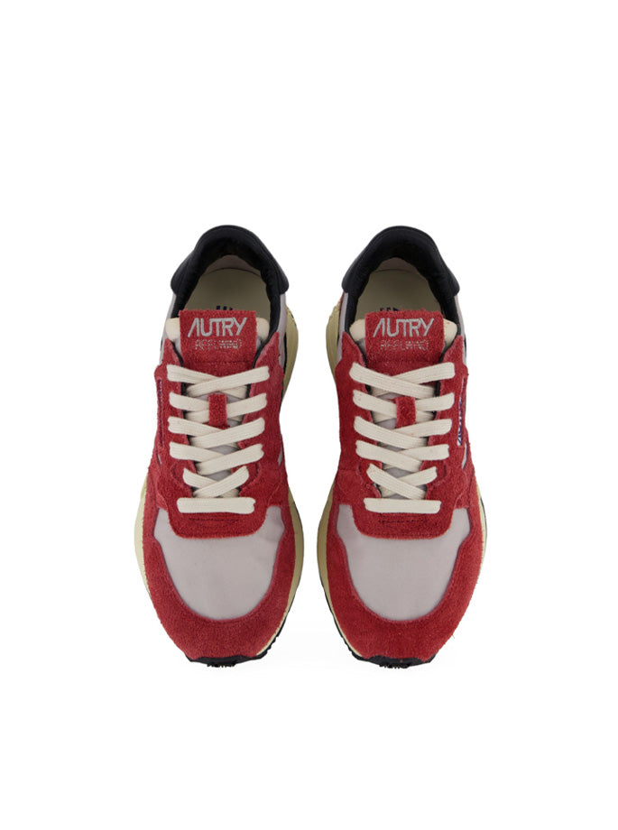 Autry Sneakers - HN07 Reelwind Low Sneakers Hair/Nylon Red/Black