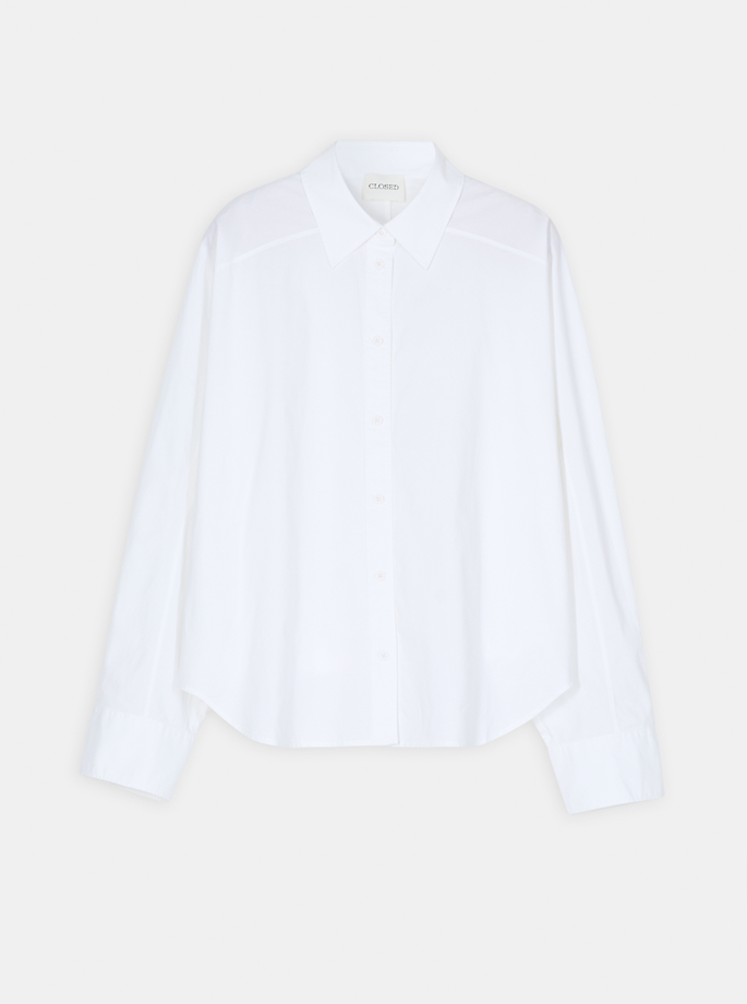 Closed - Broderet Skjorte Hvid