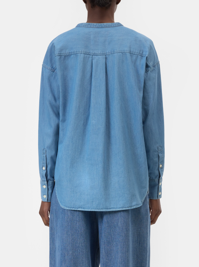 Closed - Wide Placket Shirt Light Blue 