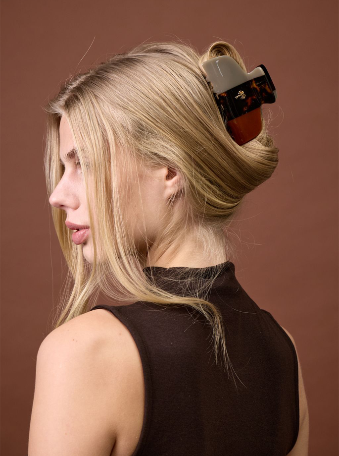 Fan Palm - Hair Clip Ombre Tortoise