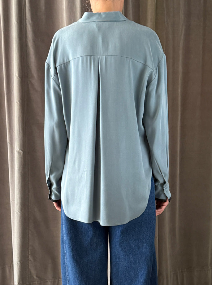 Forte Forte - Chic Cupro Shirt cadet