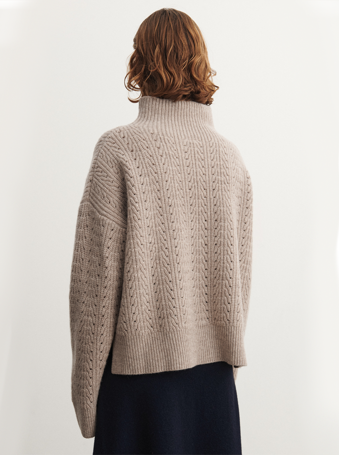 Fub - Lambswool Knit Oat Melange 
