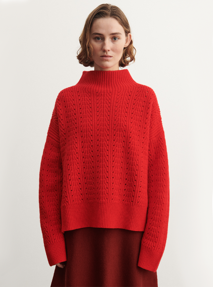 Fub - Lambswool Knit Signal Red 