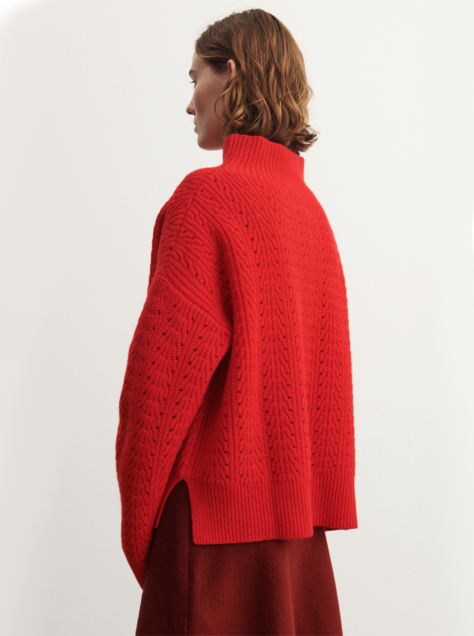 Fub - Lambswool Knit Signal Red 