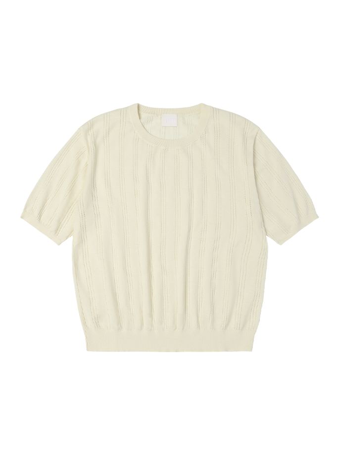 Fub - High Twist T-Shirt Ecru