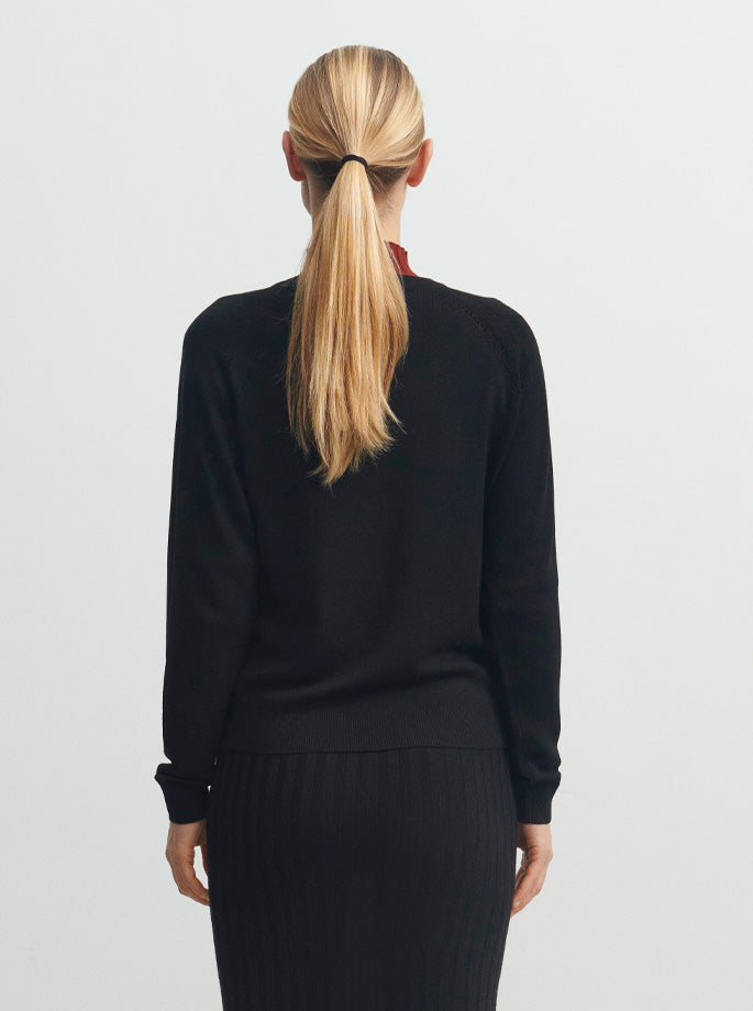 Fub - Thin Sweater Black