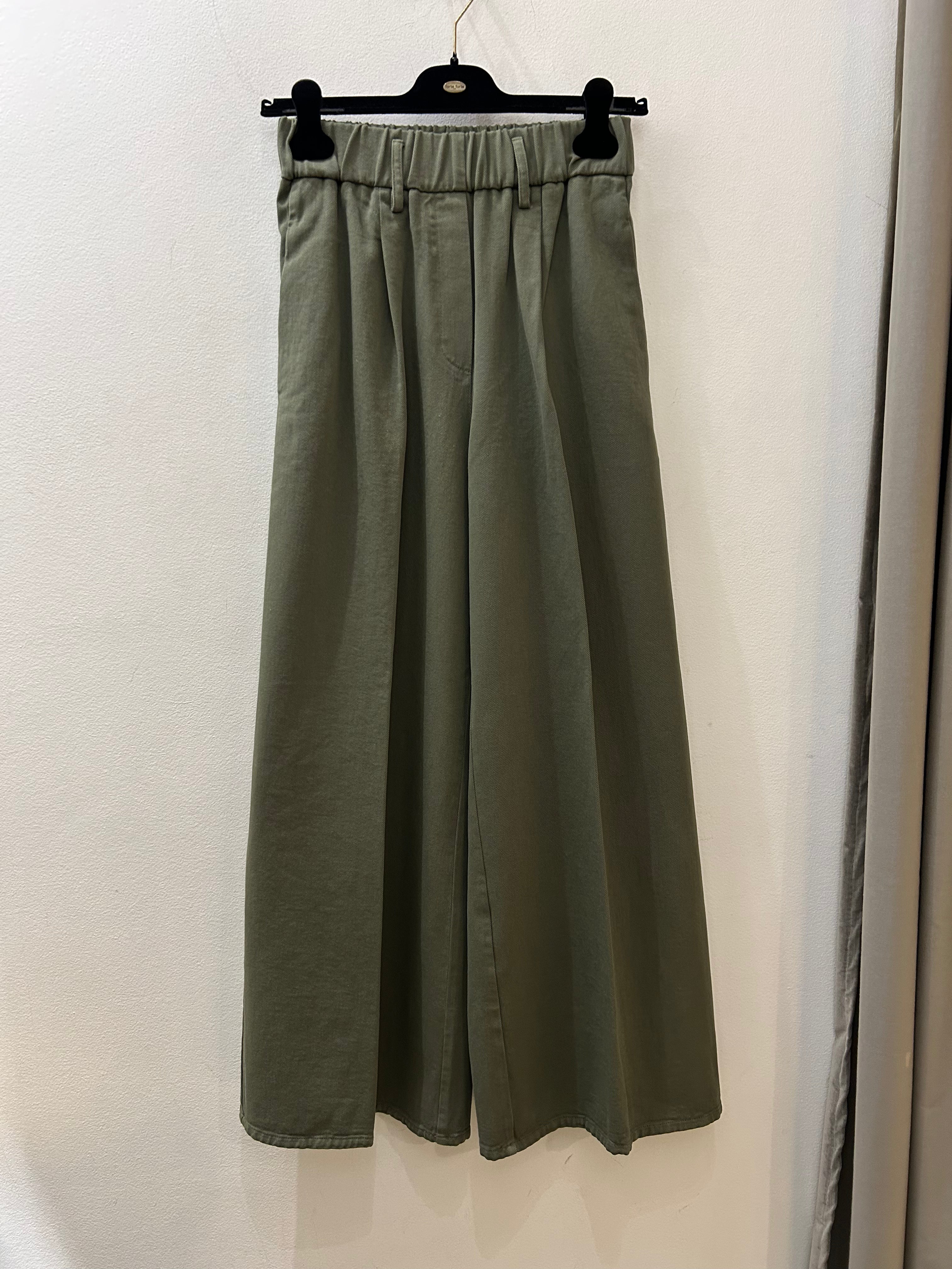 Forte Forte - My Pants Elasticated Loose Khaki